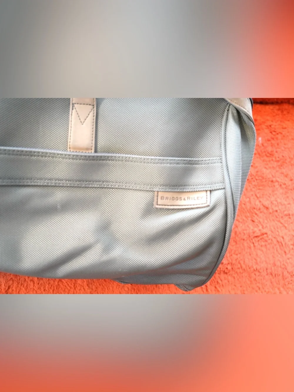 Briggs & Riley Carry On Weekender Duffel Bag Olive Green W/Strap